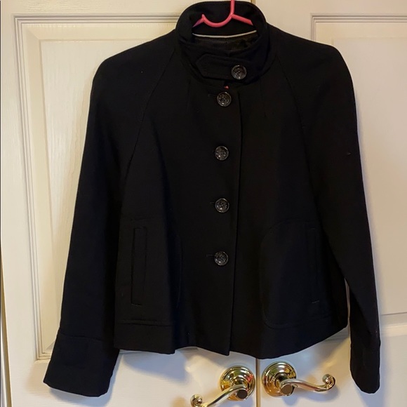 Banana Republic Jackets & Blazers - Banana Republic black Swing wool coat